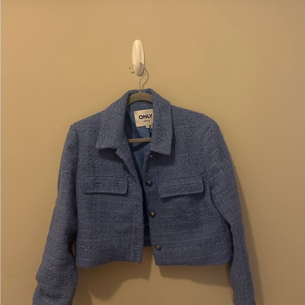 ONLY Textured Blue Jacket